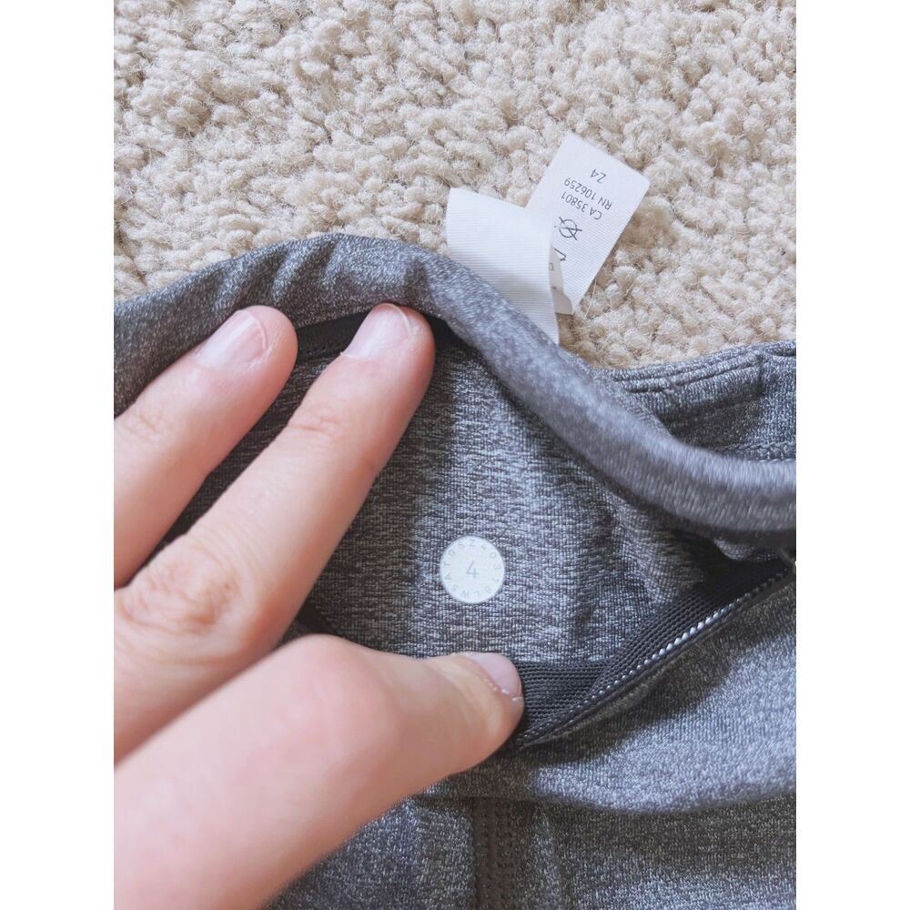 Lululemon Speed Up Tight *28" Heathered Black Size 4 - Picture 7 of 10